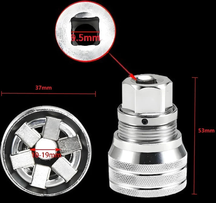 10-19mm Adjustable Universal Socket Wrench